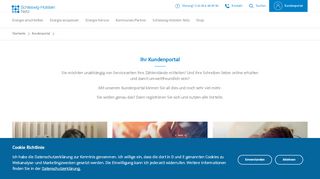 
                            1. Kundenportal - Schleswig-Holstein Netz AG