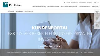 
                            1. Kundenportal | Servicewelt | Dr. Peters Group | Dr. Peters Group