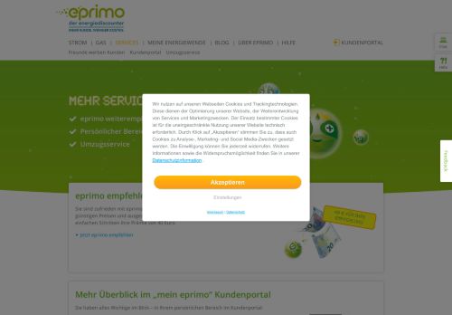 
                            4. Kundenportal, Umzugsservice & mehr - eprimo Services