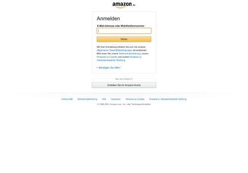 
                            1. Kundenservice - Amazon