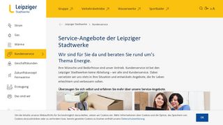 
                            3. Kundenservice der Leipziger Stadtwerke - Leipziger Gruppe