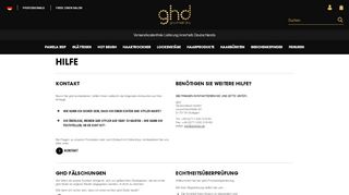 
                            3. Kundenservice - Die Offizielle ghd ® Deutschland Webseite