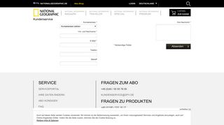 
                            8. Kundenservice - national geographic