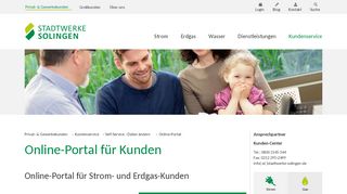 
                            3. Kundenservice - Online-Services | Stadtwerke Solingen GmbH