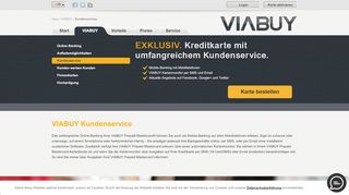 
                            4. Kundenservice | VIABUY Prepaid Mastercard - VIABUY.com