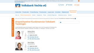 
                            6. KundenService Volksbank Twistringen - Volksbank Vechta eG