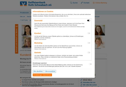 
                            13. KundenServiceCenter - Raiffeisenbank Roth-Schwabach eG