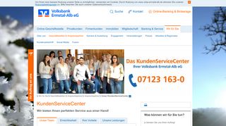 
                            4. KundenServiceCenter - Volksbank Ermstal-Alb eG