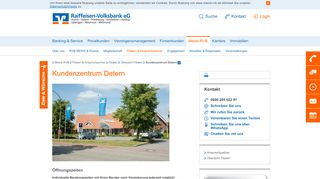 
                            1. Kundenzentrum Detern - Raiffeisen-Volksbank eG