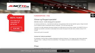 
                            9. Kundeservice - FAQ -Aunetto.dk – Citroen Peugeot online service ...