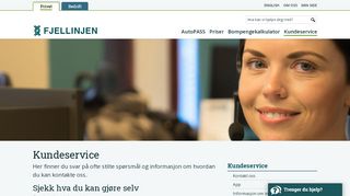 
                            8. Kundeservice - Fjellinjen