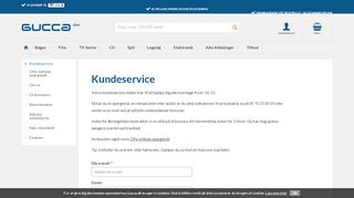 
                            4. Kundeservice - Gucca