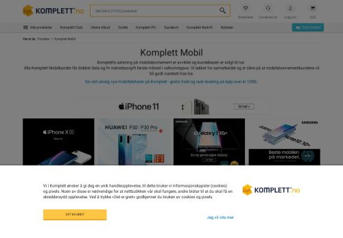 
                            2. Kundeservice - Komplett Mobil - Komplett.no