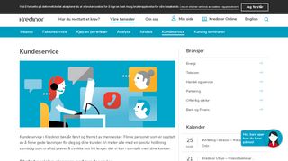 
                            4. Kundeservice - Kredinor Inkasso