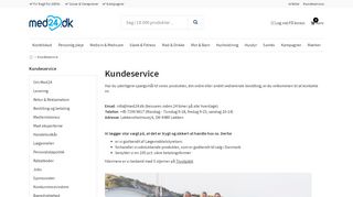 
                            5. Kundeservice - Med24.dk