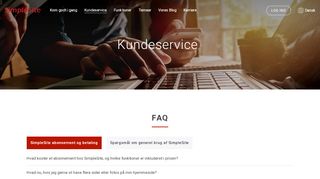 
                            4. Kundeservice | SimpleSite - SimpleSite.com