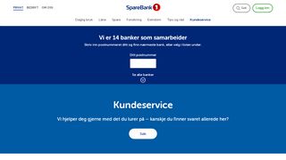 
                            11. Kundeservice - SpareBank 1