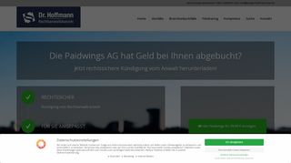 
                            5. Kündigung Paidwings AG - Was tun bei Mahnung von Fairmount ...