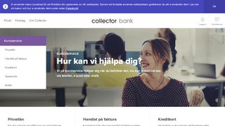 
                            6. Kundservice | Collector Bank