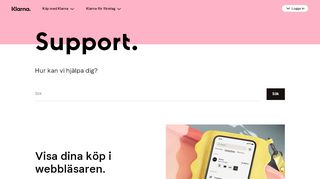 
                            8. Kundservice - Kontakt - Klarna Sverige