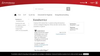 
                            8. Kundservice | Studentlitteratur