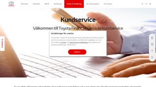 
                            4. Kundservice - Toyota Financial Services