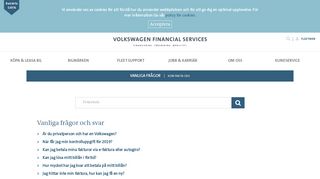
                            7. Kundtjänst | Hur kan vi hjälpa dig? | Volkswagen Financial Services
