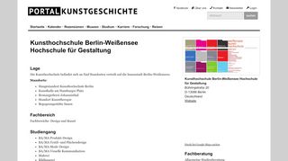 
                            9. Kunsthochschule Berlin-Weißensee Hochschule für Gestaltung ...