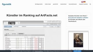 
                            7. Künstler im Ranking auf ArtFacts.net - f i g u n e t i k