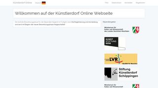 
                            3. Künstlerdorf Online Bewerbung / Application | Künstlerdorf Online ...