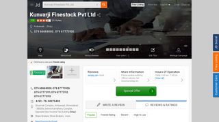 
                            8. Kunvarji Finestock Pvt Ltd, Ambawadi - Share Brokers in Ahmedabad ...
