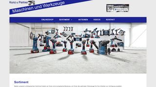 
                            12. Kunz & Partner Maschinen und Werkzeuge - Sortiment von Kunz ...