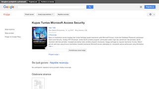 
                            11. Kupas Tuntas Microsoft Access Security - Rezultati Google Books