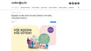 
                            10. Kupujte uz dm active beauty karticu i ostvarite višestruke bodove ...