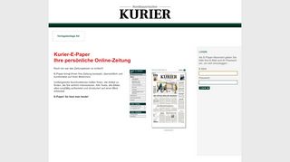 
                            7. Kurier-E-Paper - Ihre persönliche Online-Zeitung