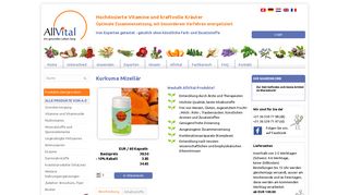 
                            12. Kurkuma Mizellär von AllVital - AllVital Products B.V.