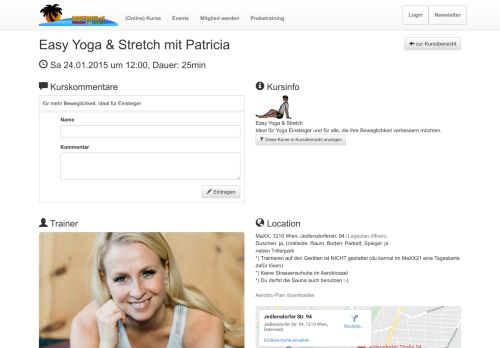 
                            7. Kurs Easy Yoga & Stretch mit Patricia besuchen - Bodydays - Fitness ...