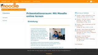 
                            2. Kurs: Präsentationsraum: Mit Moodle online lernen