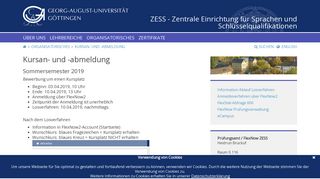 
                            3. Kursan- und -abmeldung - Georg-August-Universität Göttingen