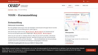 
                            3. Kursanmeldung - Vorstudienlehrgang