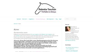 
                            5. Kurse | Babette Teschen