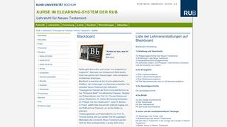 
                            8. Kurse im eLearning-System der RUB