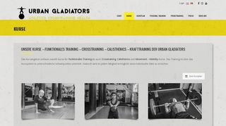 
                            5. Kurse | Urban Gladiators