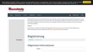 
                            3. Kurvenkönig-Community » Registrierung