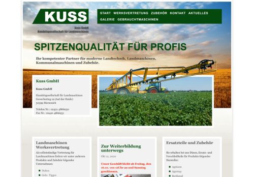 
                            6. Kuss GmbH | Handelsgesellschaft für Landmaschinen