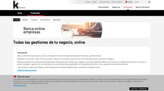 
                            2. Kutxabank - Banca online