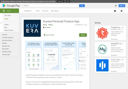 
                            9. Kuvera Direct Mutual Fund App - Apps on Google Play