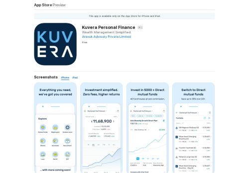 
                            13. Kuvera Direct Mutual Fund on the App Store - iTunes - Apple