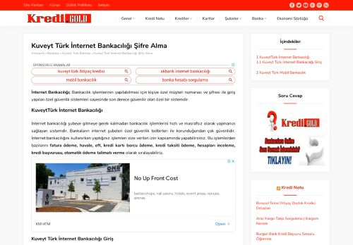 
                            10. Kuveyt Türk İnternet Bankacılığı Şifre Alma | Kredi.GOLD