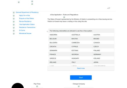 
                            3. Kuwait e-Visa